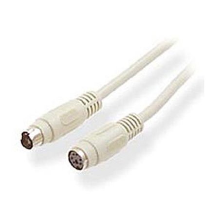 ZIOTEK INC Ziotek 121 2420 15' PS2 Keyboard Extension Cable Male to Female 121 2420